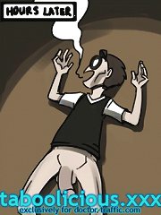 On that cartoon sex comic gallery lucky boy cumming inside the ass of his aunt in second time