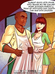 The only thing I/m trying to work on sexual comics is you! That is never going happen! I dont do blacks!