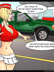 John persons cartoons. I've got to see about items! Come back to here, girl, what about the chili fries