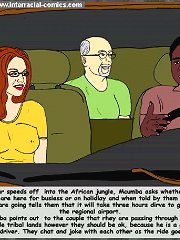 Lost in african jungle interracial comix
