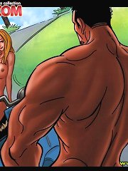 Let's go for a naked ride in the comic porn