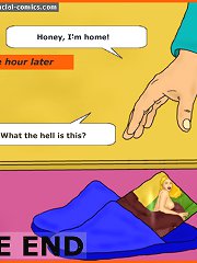 The brunette comes to the car repair to have her car fixed, but gets her pussy mended by the black toon sex guy instead