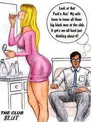 White couple going to Mandingo Club sex comics